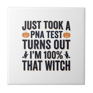 Funny Witch Test Halloween Quote Vector Design_1 Tile