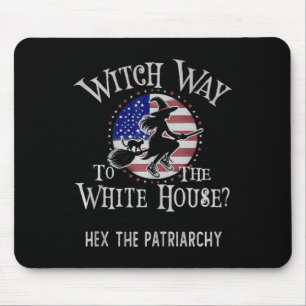 Funny Witch Way To White House Kamala Harris Hex P Mouse Mat