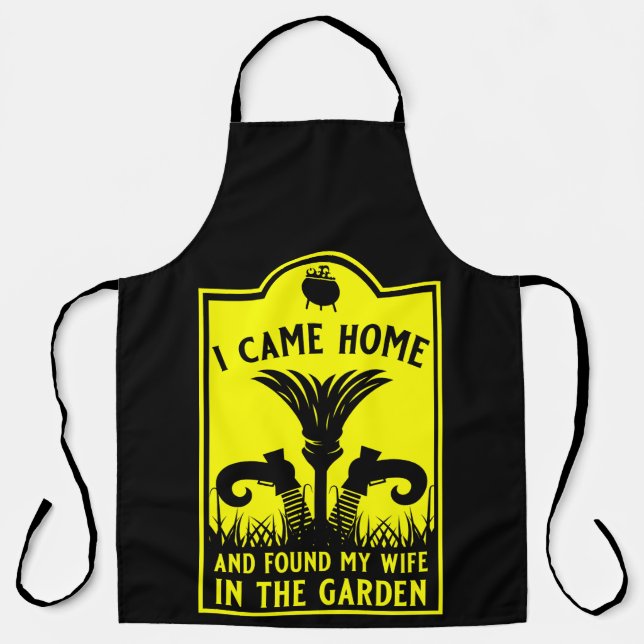 Funny Witch Wife Apron (Front)