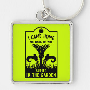 Funny Witch Wife Key Ring