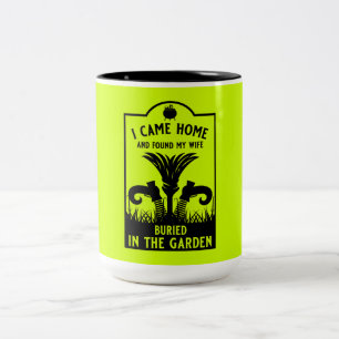 Funny Witch Wife Two-Tone Coffee Mug