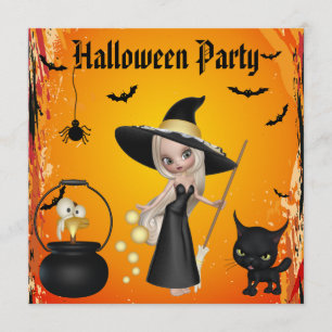 Funny Witches Brew Halloween Party Invites