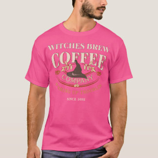 Funny Witches Brew Wiccan Coffee Company Black Mag T-Shirt