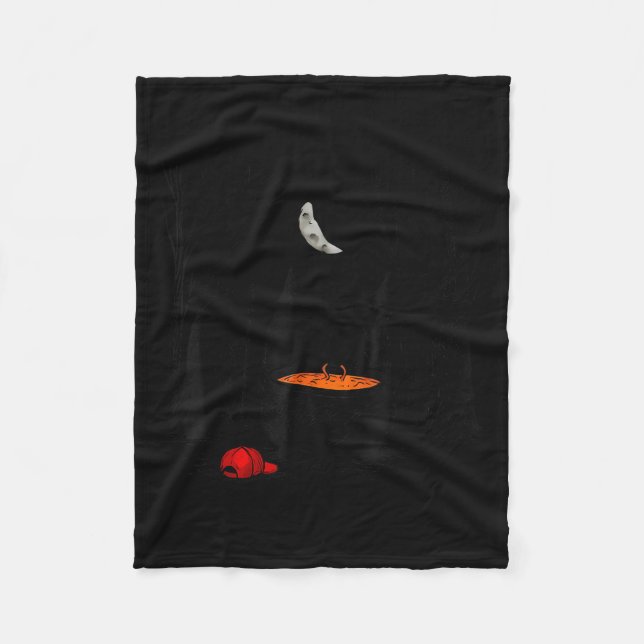 Funny Witches Brewing Cauldron Red Hat Anti Tr-mp  Fleece Blanket (Front)