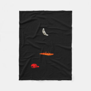 Funny Witches Brewing Cauldron Red Hat Anti Tr-mp Fleece Blanket