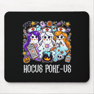 Funny Witches Nurse Spooky Nurse Witch Halloween N Mouse Mat