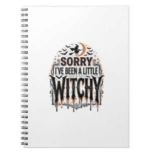 Funny Witchy Halloween Vintage Engraving Shirt Des Notebook