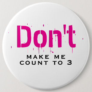 Funny Witty Cool Clever Minimalist Button Pin