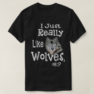 Funny Wolf Lover Design T-Shirt