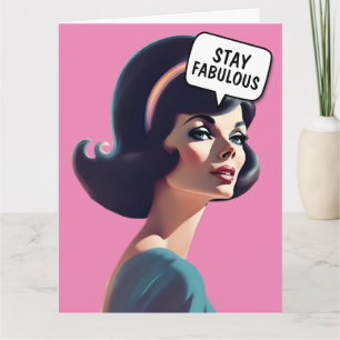 FUNNY WOMAN FRIEND BIRTHDAY FRIEND CARD