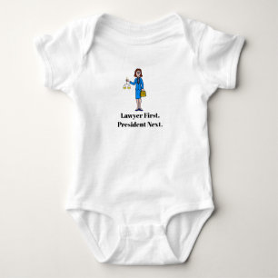 Funny Woman Lawyer Baby Shirt