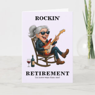 Funny Woman Retirement Card