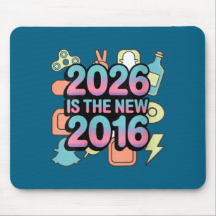 Funny Women's 2016 Retro Nostalgia V Mouse Mat