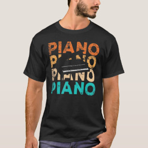 Funny Womens Piano 61 Keys To Success Play Adult M T-Shirt