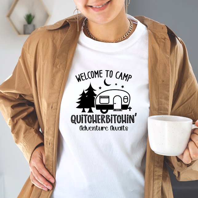 Funny Womens Sarcastic Camping  T-Shirt (Creator Uploaded)