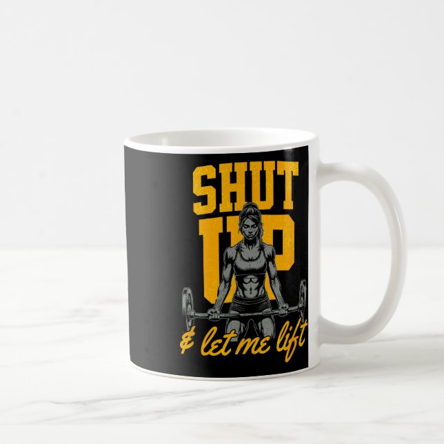 Funny Women's Weightlifting Bodybuilding Muscle Sa Coffee Mug (Right)
