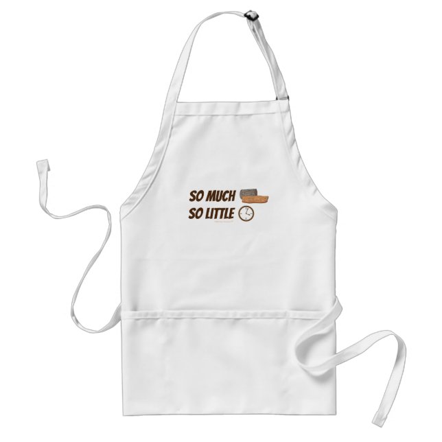 Funny Wood Shop Apron for Wood Worker Woodturner (Front)