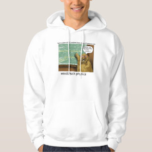Funny Woodchuck Physics Hoodie by Rick London