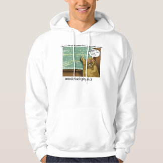 Funny Woodchuck Physics Hoodie by Rick London