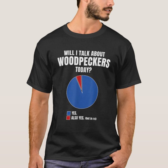Funny WOODPECKER Clothes Diagram Outfit Gift Woodp T-Shirt (Front)