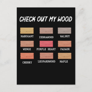 Funny Woodworker Witty Carpenter Craftsman Postcard