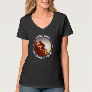 Funny Woodworking Dad Father Carpenter I Built Min T-Shirt