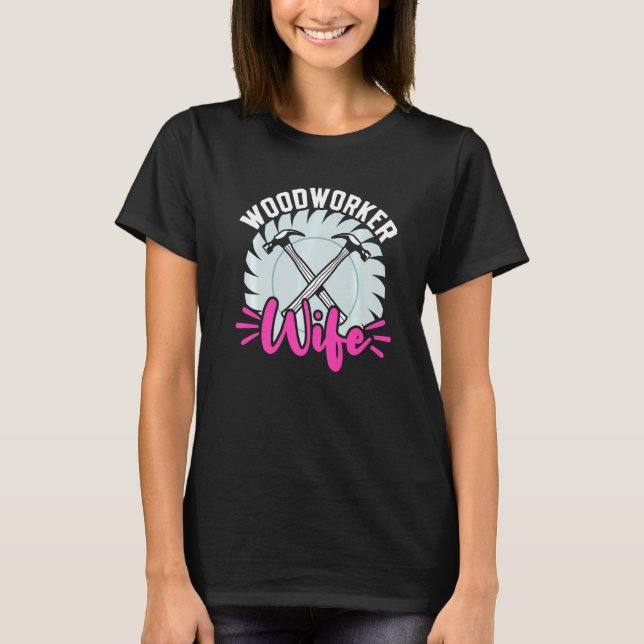 Funny Woodworking Dad Father Carpenter Woodworker  T-Shirt (Front)