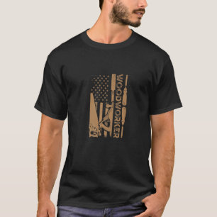 Funny Woodworking Dad Father Carpenter Woodworker T-Shirt