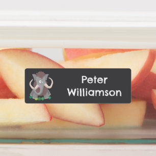 Funny woolly mammoth cartoon personalised 