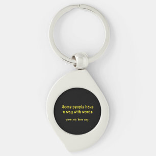Funny Wordplay: A Tale of Two Sentences Key Ring