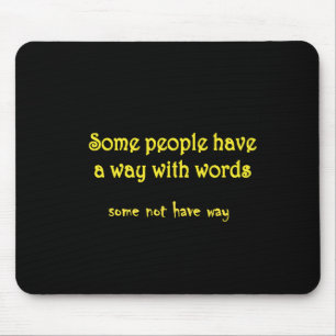 Funny Wordplay: A Tale of Two Sentences Mouse Mat