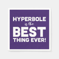 Funny Wordplay Hyperbole is the Best Typography