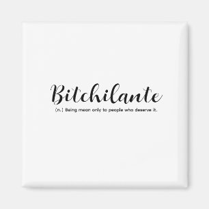 Funny Words definition typography Quote  Magnet