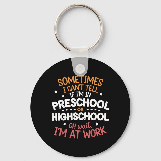 Funny Work At Work Coworkers Quotes Sarcastic Key Ring (Front)