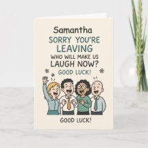 Funny Work Friend Goodbye Colleague Leaving