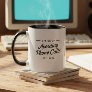 Funny Work From Home Office Humour  Mug