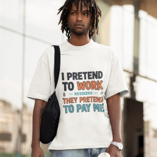 Funny Work Giftful Pay Joke – Office Humour T-Shirt