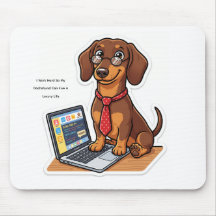 Funny Work Hard Dachshund Custom Mug