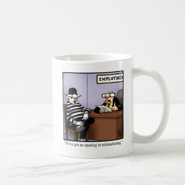 Funny Work Humour Mug (Right)