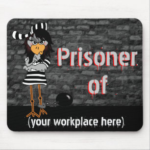 Funny Workaholic Gift Mouse Mat