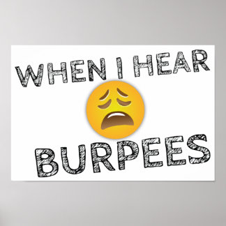 Funny Workout Gym Humour Poster