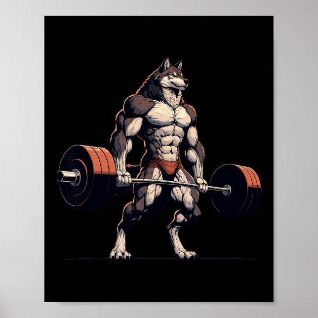 Funny Workout Gym Jokes Tee Bodybuilding Fitness  Poster (Front)