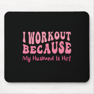Funny Workout Gym Quote Cool Wife Fitness Motivati Mouse Mat