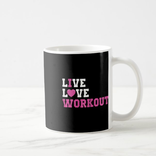 Funny Workout Lover Gifts And Bodybuilding Outfits Coffee Mug (Right)