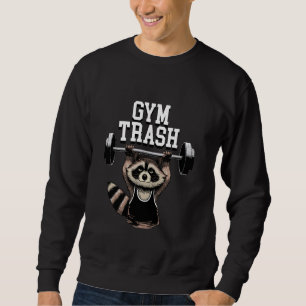 Funny Workout Shirt Racoon Gym Trash Panda Gym Ra