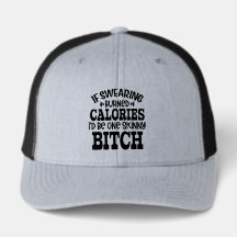 Funny Workout Weightloss Quote Baseball Cap