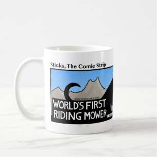 Funny World's 1st Riding Mower Stickman Mug - 077
