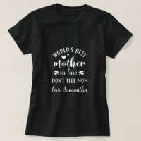 funny world's best mother in law mothers day gift