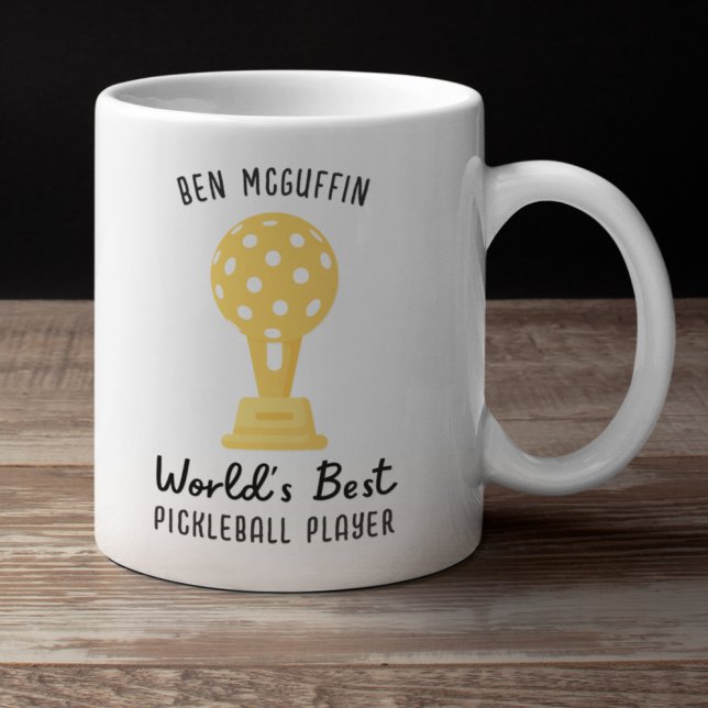 Funny World's Best Pickleball Player Gift, Custom Coffee Mug (Creator Uploaded)