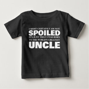 funny world's greatest uncle baby T-Shirt
